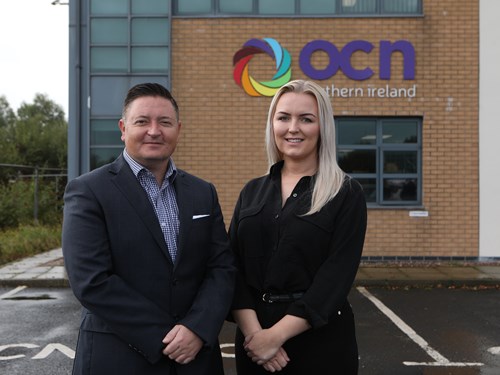 2 Martin Flynn, CEO, OCN NI With Karla Turner, Supporting Communities