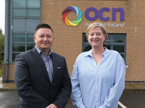 7 Martin Flynn, CEO, OCN NI With Sandy Webb, Donegal Pass Community Forum