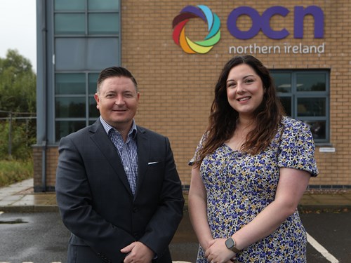 10 Martin Flynn, CEO, OCN NI With Laura Zecevic, Orchardville