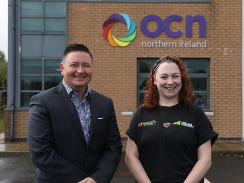 11 Martin Flynn, CEO, OCN NI With Caoimhe O'connell, Oh Yeah Music Centre