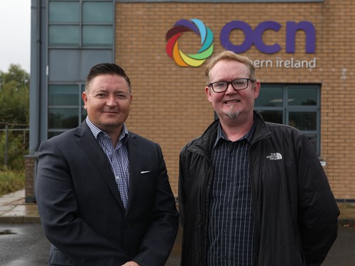 12 Martin Flynn (L), CEO, OCN NI With Martin Mcgill, Nerve Centre