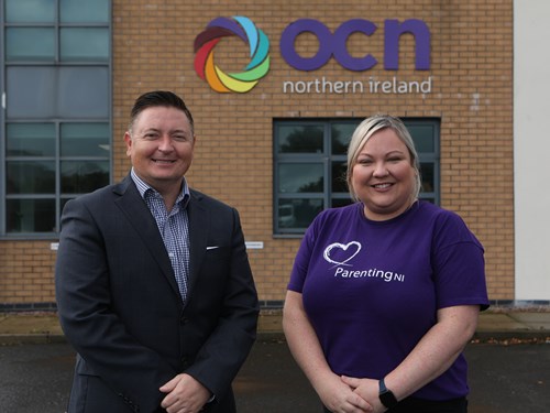 21 Martin Flynn, CEO, OCN NI With Stefane Mearns, Parenting NI